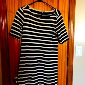 Black and White Gap dress